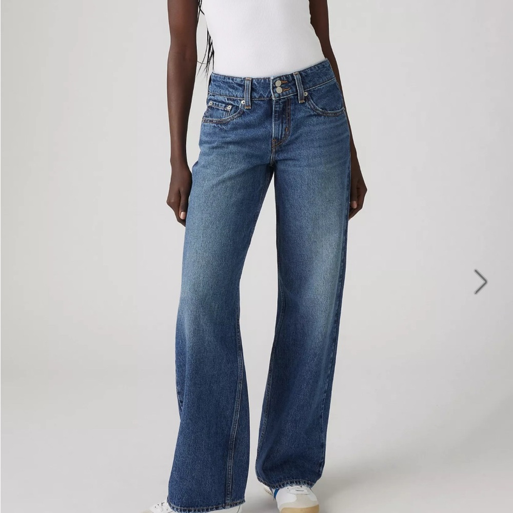 Levi's Women's Wide Leg Flare Jeans - Medium Blue
